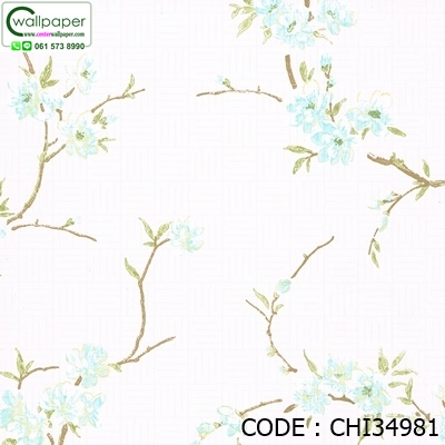 วอลเปเปอร์ติดผนังลายดอกไม้ No.CHI34981
