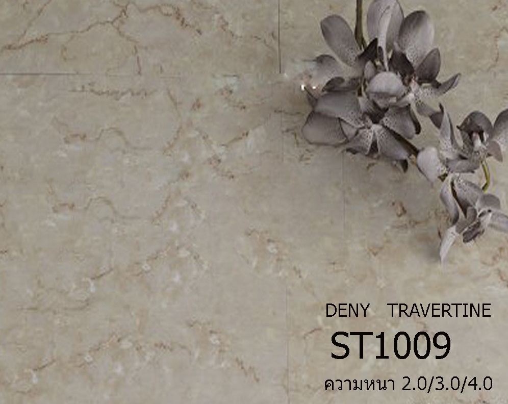 Series ST 1009 กระเบื้องยางลายหินอ่อน ขนาด 3 mm Vinyl Floor 3 mm