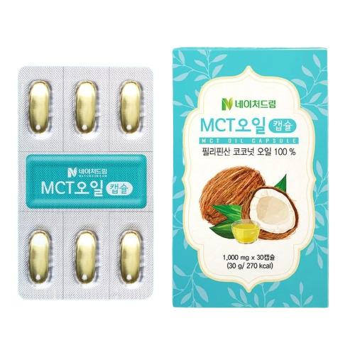 Nature Dream MCT Oil Capsule 1000 mg. 1 กล่อง 30 เม็ด