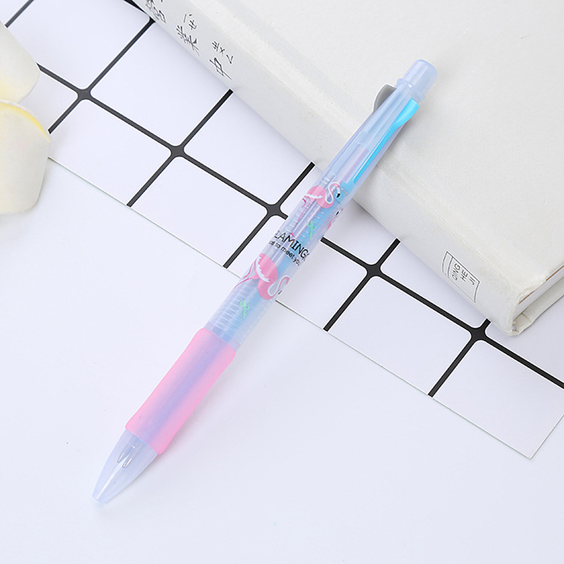🌈⭐ปากกากดลูกลื่น 3 สี🐱🌈ลายรวมการ์ตูน ไส้ 0.5mm📌สุ่มคละสี ด้าม 6 บาท✅พร้อมส่ง Ohwowshop ปากกา เครื่องเขียน สำนักงาน