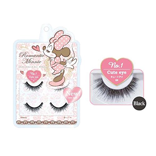Disney Japan Romantic Minnie Mouse No.1 (Cute Eye) - Black