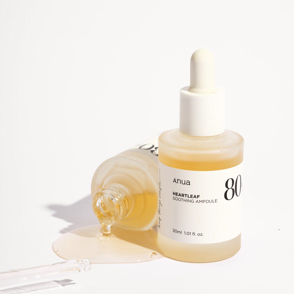 Anua Heartleaf 77% Soothing Toner 350 ml. + Anua Heartleaf 80% Soothing Ampoule 30 ml.