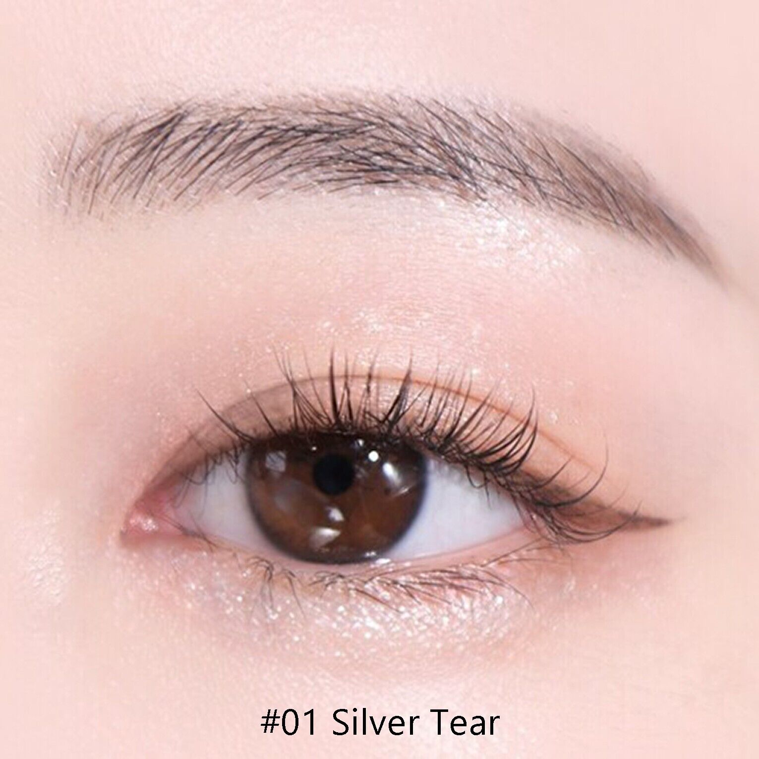 COLORGRAM Milk Bling Glitter Liner 0.6 g. #01 Silver Tear
