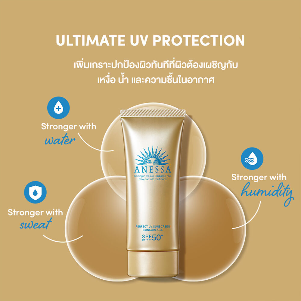 Anessa Perfect UV Sunscreen Skincare Gel SPF50+ PA++++ 90 g. (Exp. 06/2026)