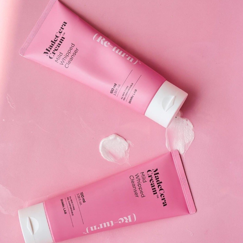 SkinRx Lab MadeCera Cream Mild Whipped Cleanser (Re-turn) 100 ml.