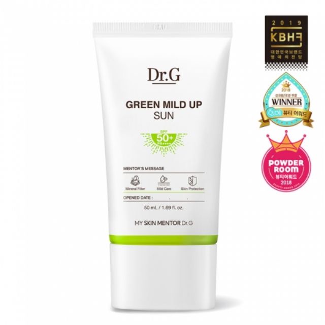 Dr.G Green Mild Up Sun+ SPF50+ PA++++ 50 ml.