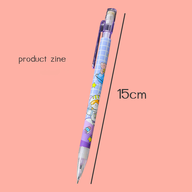 ✏️ดินสอกดลายการ์ตูน💙พาสเทล 0.5mm มียางลบในตัว✅พร้อมส่งในไทย ดินสอแบบเรียน เครื่องเขียน ราคาส่ง