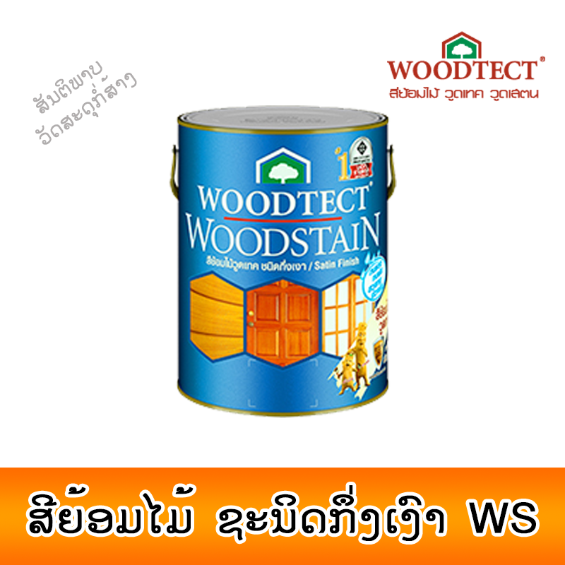 ສີຍ້ອມໄມ້ WOODTECT ກຶ່ງເງົາ WS-XXX 1GL