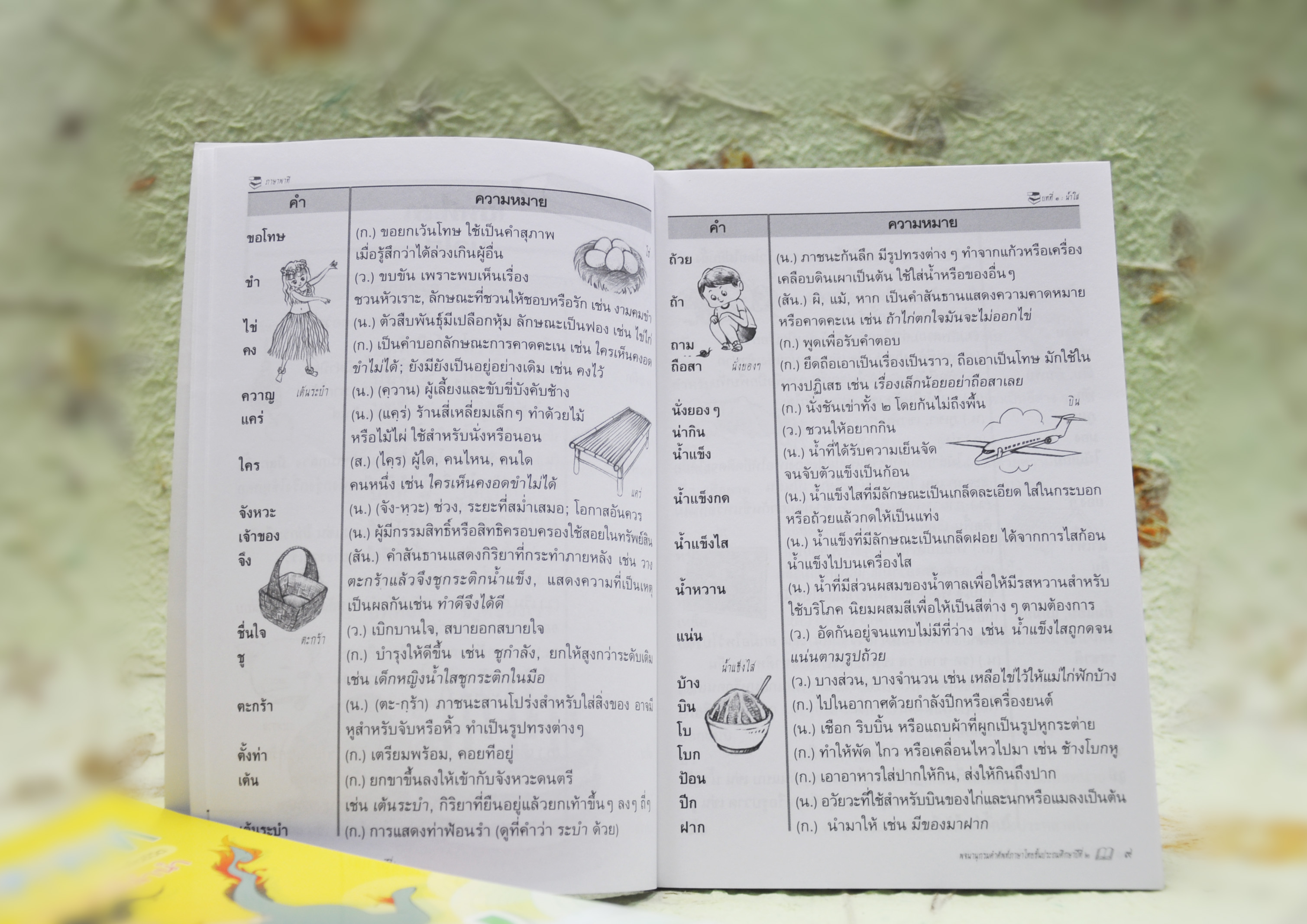 รวมคำศัพท์ภาษาไทย ชั้นประถมศึกษาปีที่ ๒ โดย ฝ่ายวิชาการชมรมเด็ก