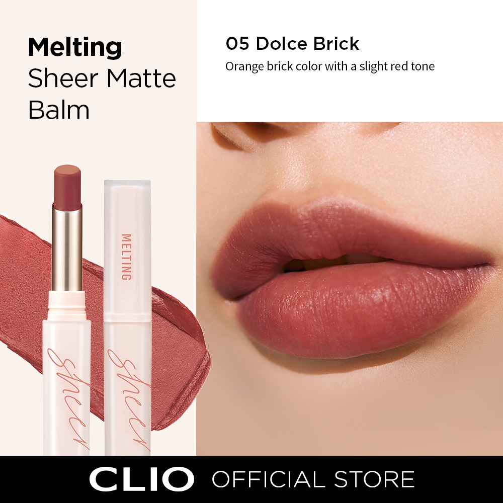 CLIO Melting Sheer Matte Balm 2 g. #05 Dolce Brick