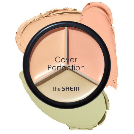 The Saem Cover Perfection Triple Pot Concealer 4.5 g. #03 Correct Up Beige
