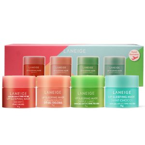 Laneige Lip Sleeping Mask Mini Kit 8 g. x 4 (Berry, Apple, Mint Choco, Grapefruit)