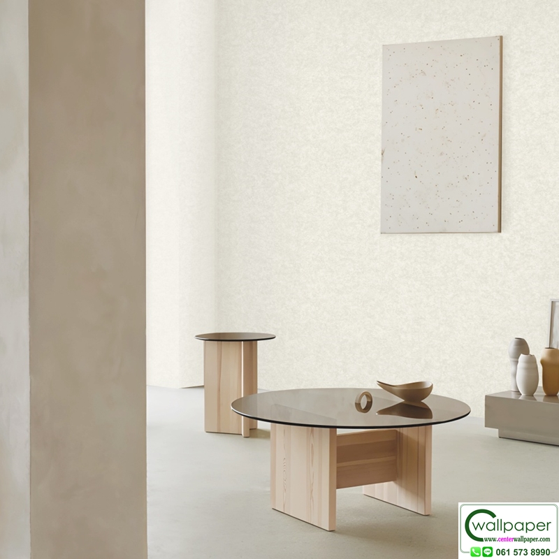 วอลเปเปอร์ลายปูนเปลือยคอนกรีต สีขาวเทา No.88666-1