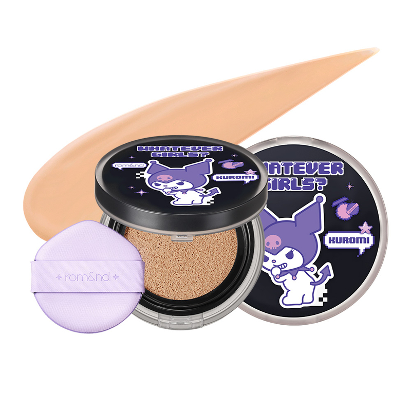 Rom&nd Sanrio Nu Zero Cushion SPF24 PA++ 15 g. #Kuromi 03 Natural 21