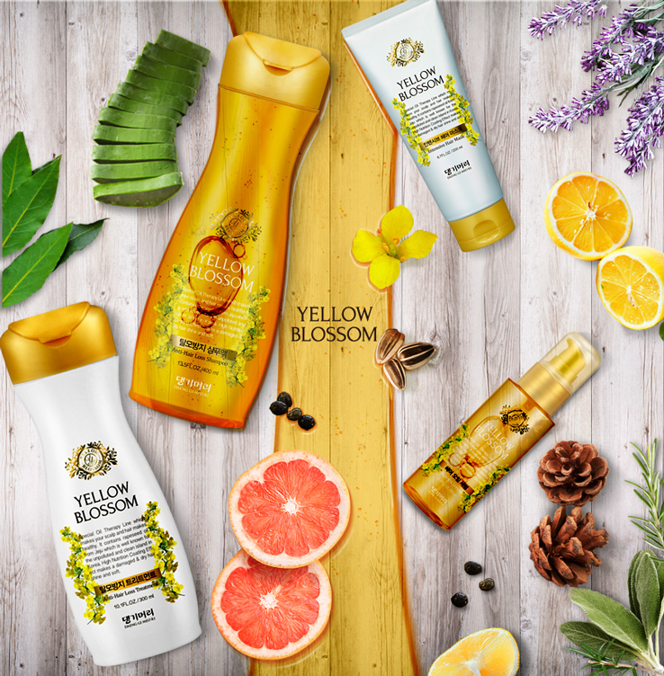 Daeng Gi Meo Ri Yellow Blossom Anti-Hair Loss Shampoo 400 ml.