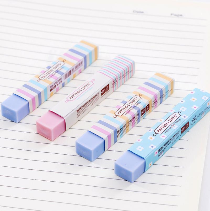🌈ยางลบแท่ง Rainbow ชิ้นละ 4 บาท ✔️พร้อมส่ง (🎲สุ่มสี) Ohwowshop ยางลบ ลบคำผิด