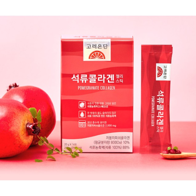 Korea Eundan Pomegranate Collagen Jelly 1 กล่อง บรรจุ 14 ซอง