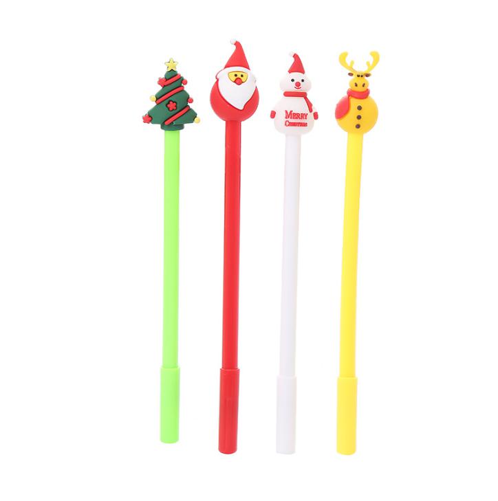 🔥ปากกาเจล New Christmas เจลสีดำ 0.38 ชิ้นละ 4 บาท ✔️พร้อมส่ง (🎲สุ่มลาย) Ohwowshop