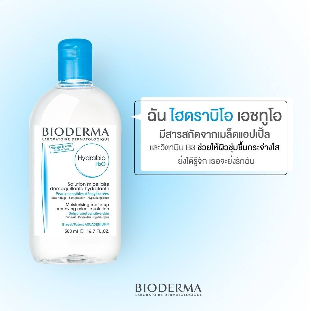 Bioderma Hydrabio H2O 250 ml.