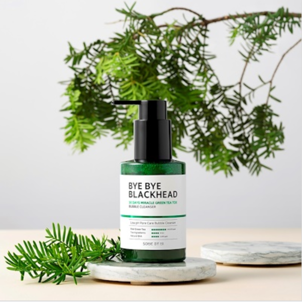 SOME BY MI Bye Bye Blackhead 30 Days Miracle Green Tea Tox Bubble Cleanser 120 ml.