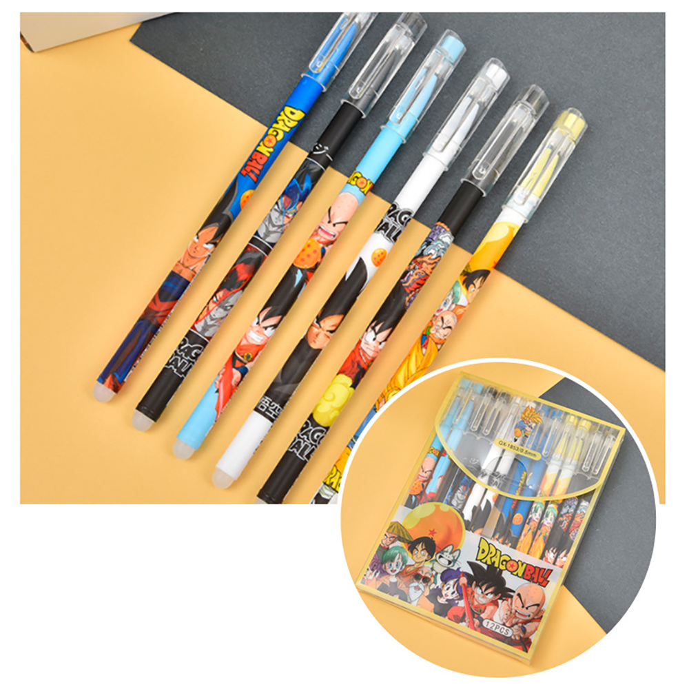 ⭐ปากกาลบได้ลาย⭐ การ์ตูนนักสู้ ไส้สีน้ำเงิน 0.5 (🎲สุ่มลาย) ชิ้นละ 6 บาท ✔️พร้อมส่ง Ohwowshop ลบได้ ปากกาเจลลบได้ เครื่องเขียน