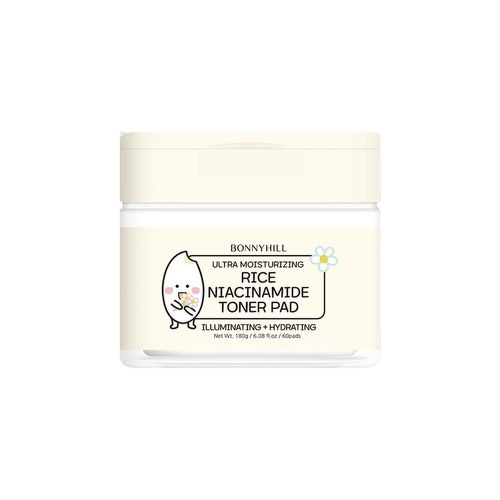 BONNYHILL Rice Niacinamide Toner Pad 180 g. 60 Pads