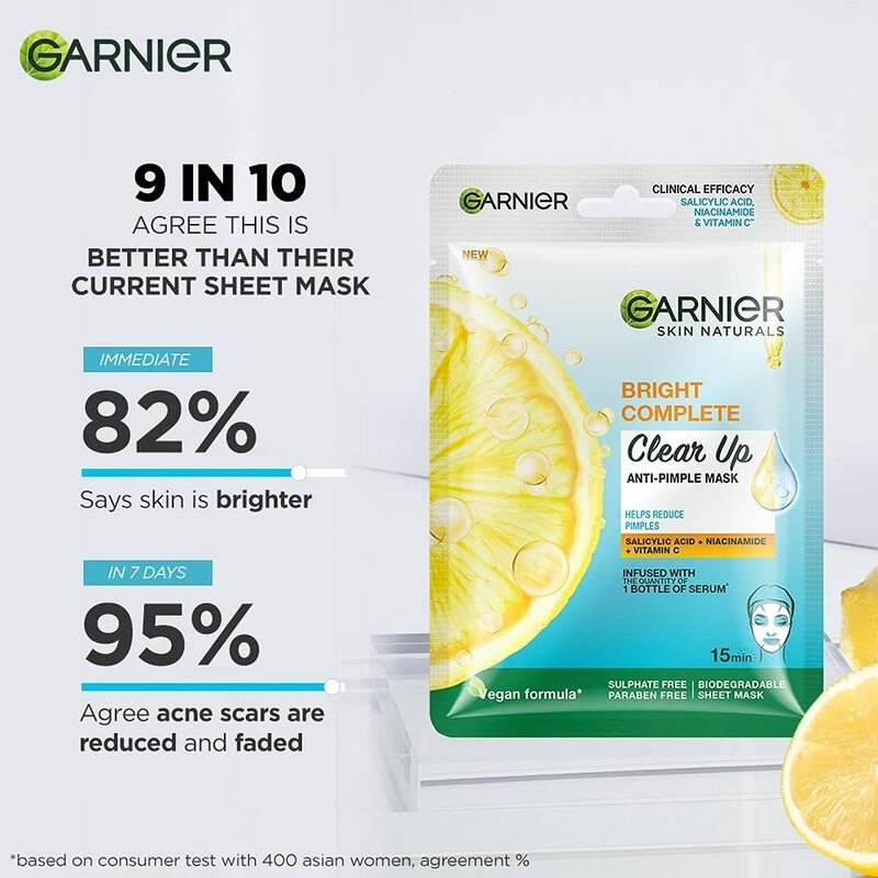 Garnier Skin Naturals Bright Complete Clear Up Anti-Acne Mask 23 g.