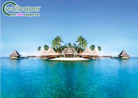 ภาพวิวทะเลภาพเกาะ Island