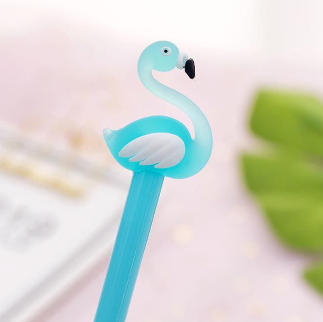 ปากกานกฟลามิงโก้ [ เจลดำ ] ชิ้นละ 4 บาท Ohwowshop