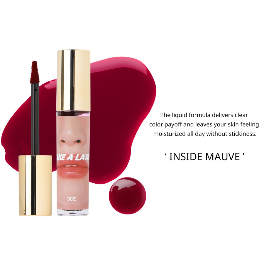 3CE Take a Layer Tinted Water Tint 4.8 g. #Inside Mauve