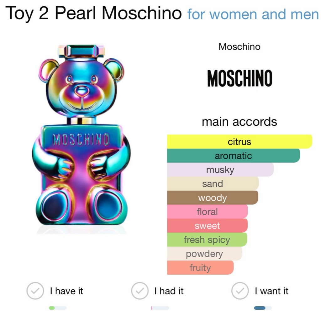 Moschino TOY2 Pearl Set 5 ml. + 25 ml. + 25 ml. #Pearl