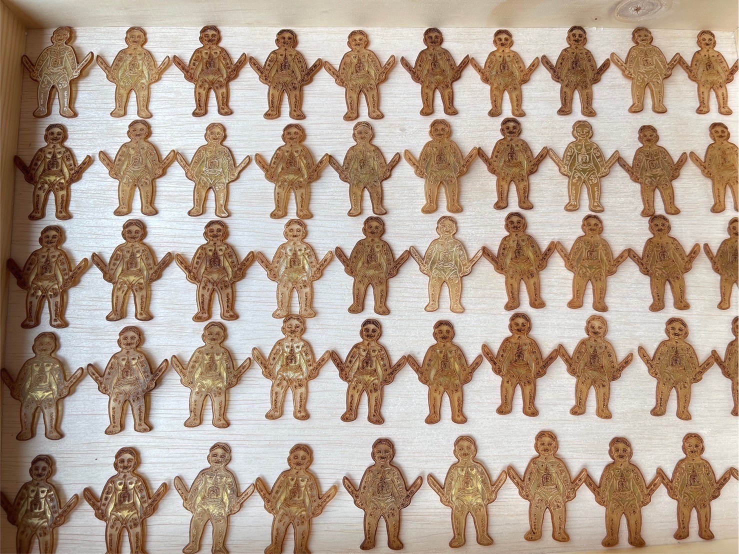 หุ่นพยนต์หนังกลองเพล (แบบไม่เลี่ยม)หลวงปู่พงษ์ศักดิ์ ทันตะจิตโต วัดป่าเทพนิมิต จังหวัดกาฬสินธุ์