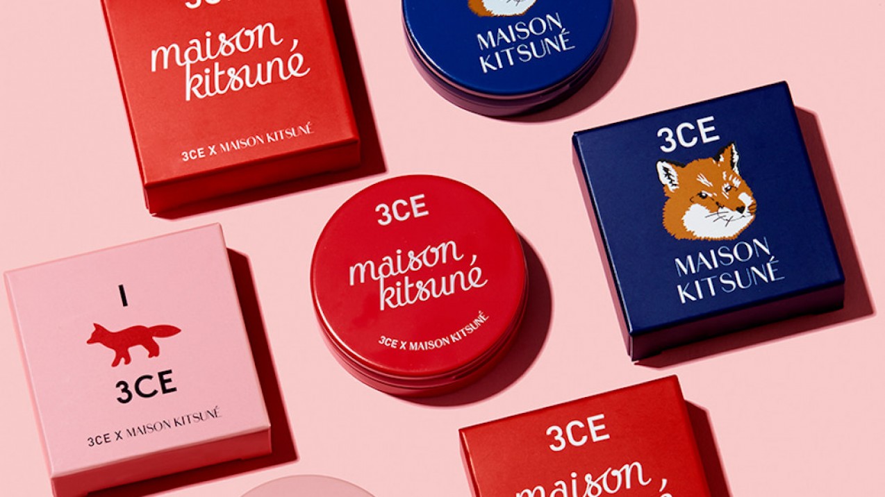 3CE Maison Kitsune Soft Cheek 9 g. #Ginger Pink