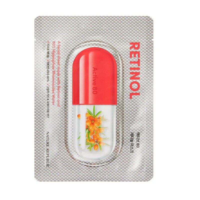 Nature Republic Active 80 Mask Sheet 29 ml. #Retinol