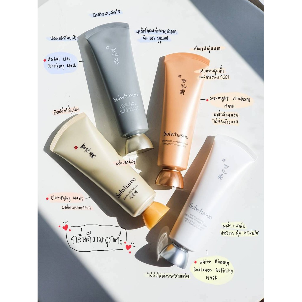 Sulwhasoo White Ginseng Radiance Refining Mask 35 ml.