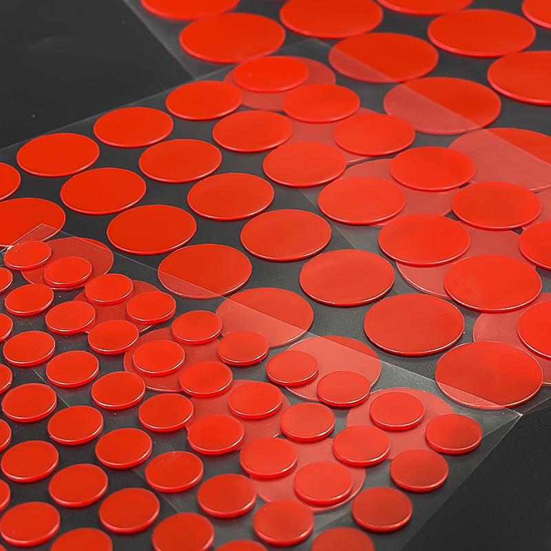 🔴เทปกาวสองด้าน🔴กาวสองหน้า วงกลมแดงแบบใส📌รายละเอียดตัวเลือก✅พร้อมส่งในไทย กาว เครื่องมือช่าง งานศิลปะ