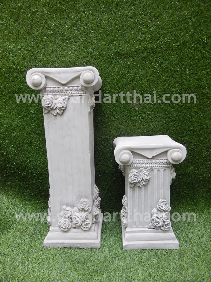 แท่นเหลี่ยมร่องกุหลาบหัวหงอน เตี้ย