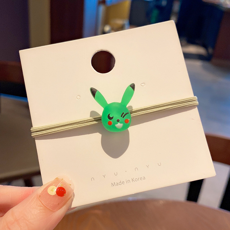 ⚡ยางยืดรัดผม⚡รูปทรงหนูสายฟ้าหัวใสหลากสี คละสี ชิ้นละ 3 บาท ✔️พร้อมส่ง Ohwowshop ยางยืด ยางมัดผม ยางยืดรัดผมเกาหลี ยางรัดผม