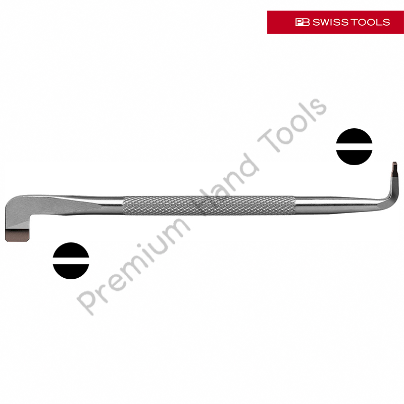 PB Swiss Tools PB 600 ไขควงตัว Z ปากแบน 2 หัว เบอร์ 2 ถึง 4
