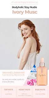 Body Holic Stay Nudie Hair & Body Mist 100 ml. # Ivory Musc