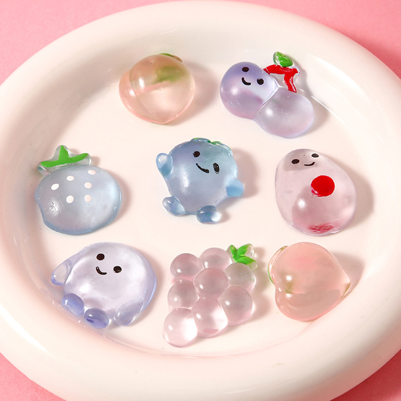 🌈🍇สกุชชี่ตุ๊กตาการ์ตูนผลไม้นุ่มนิ่ม🍊📌สุ่มคละแบบ✅พร้อมส่งในไทย ของเล่นคลายเครียด ของเล่นบีบสกุชชี่
