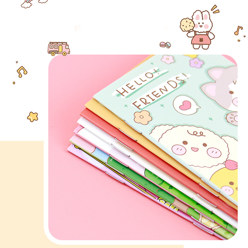 🌈สมุดบันทึกโน๊ตเล่มเล็ก🌈ลายเส้น ขนาด 11.5 x 8.5cm✔️พร้อมส่งในไทย เครื่องเขียน กระดาษ สมุด