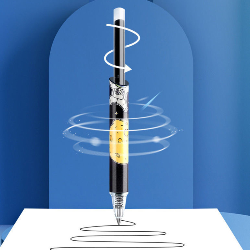 ⭐ปากกากดลบได้⭐ด้ามลายอวกาศ ไส้เจลสีน้ำเงิน 0.5📌คละลาย ชิ้นละ 5 บาท✔️พร้อมส่ง Ohwowshop ลบได้ ปากกาเจลลบได้ เครื่องเขียน