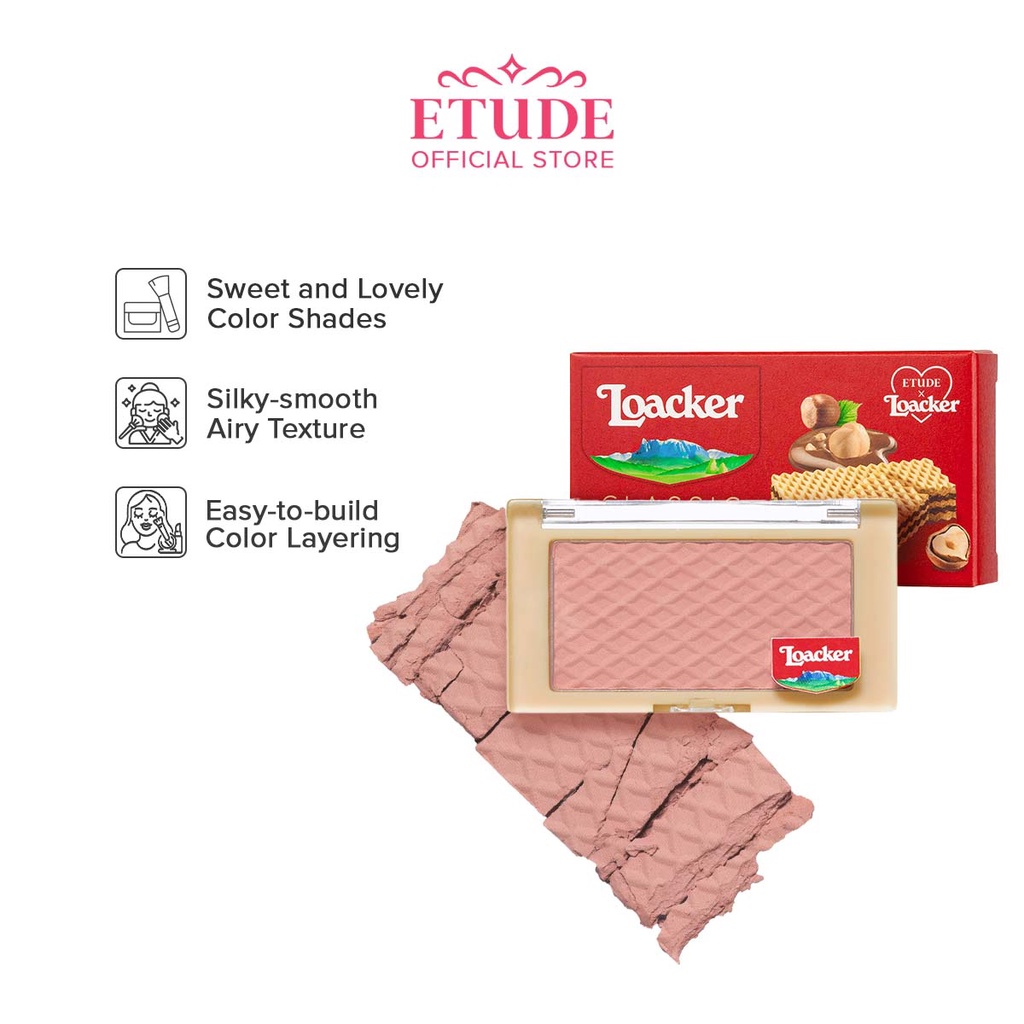Etude House X Loacker Makeup Collection Blusher #02 Napolitaner