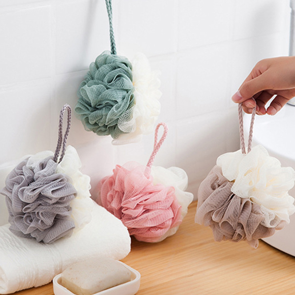 💦🐤ใยขัดตัว ทูโทน 🌈💦ขัดผิวกาย ทำความสะอาดผิวขัดผิว ฟองน้ำสปาอาบน้ำ📌คละสี✔️พร้อมส่งในไทย ใยเก็บฟอง อาบน้ำ