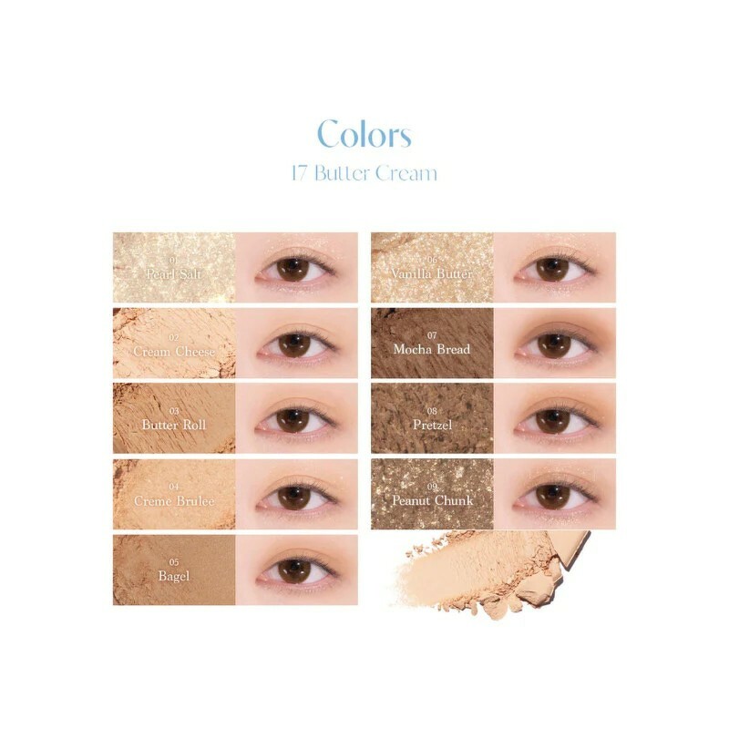 Dasique Shadow Palette 7.5 g. #17 Butter Cream