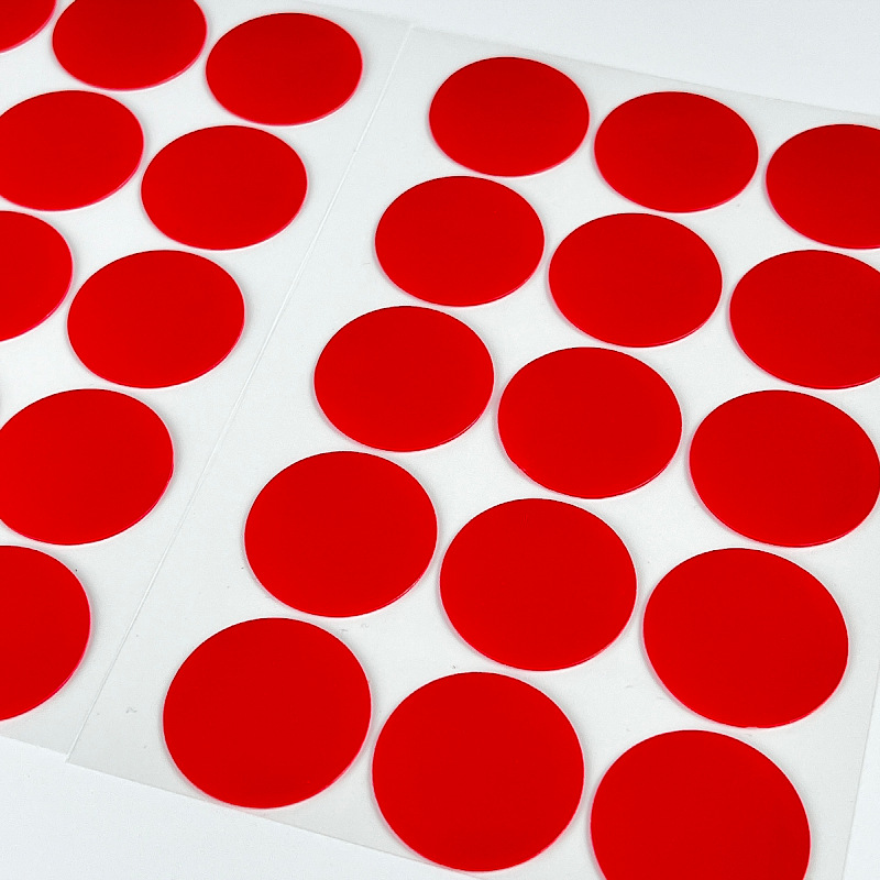 🔴เทปกาวสองด้าน🔴กาวสองหน้า วงกลมแดงแบบใส📌รายละเอียดตัวเลือก✅พร้อมส่งในไทย กาว เครื่องมือช่าง งานศิลปะ