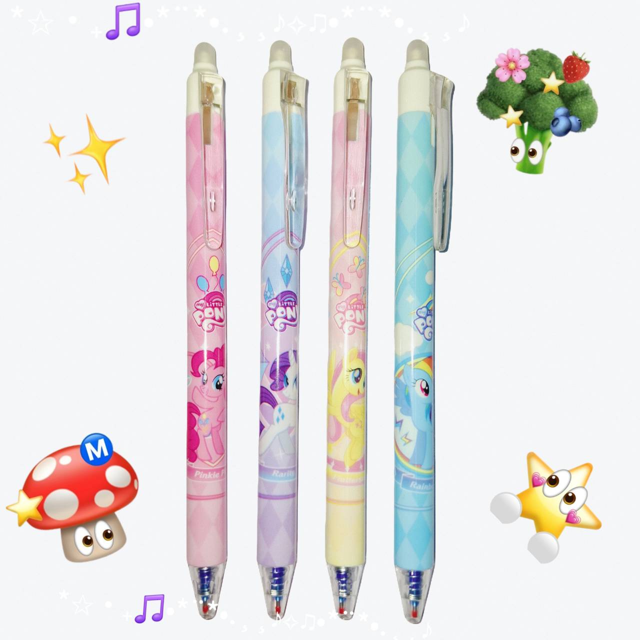 🌈ปากกากดลบได้🌈 ม้าโพนี้ไส้สีน้ำเงิน 0.5 🎲สุ่มลาย ✔️พร้อมส่งOhwowshop ลบได้ ปากกาเจลลบได้ เครื่องเขียน
