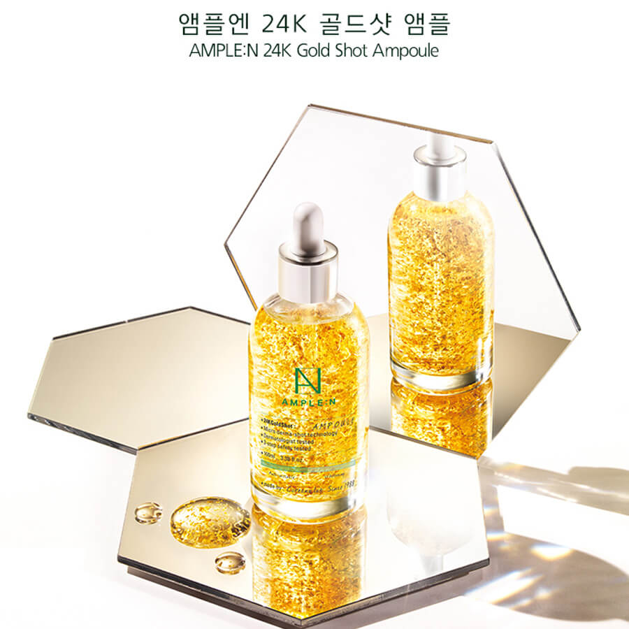 AMPLEN : N 24K Gold Shot Ampoule 100 ml.