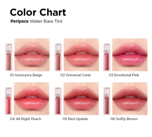 Peripera Water Bare Tint #01 Announce Beige